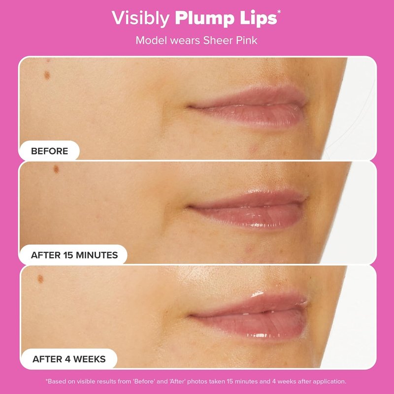Peptide Plumping Gloss Balm Duo - Pro-Collagen Hydrating Lip Balm Set | Clear & Tinted, Sheer Finish