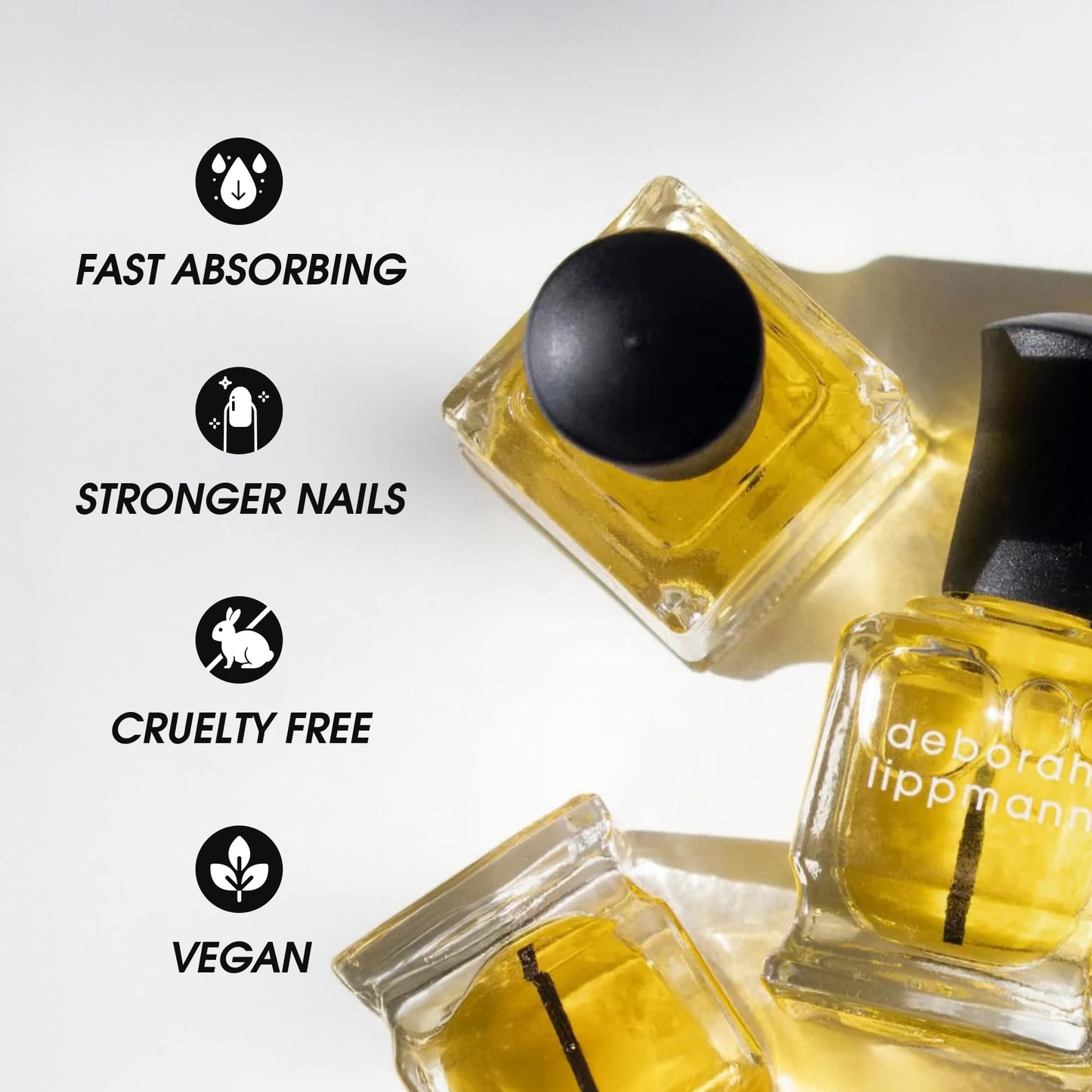 Deborah Lippmann It's A Miracle Cuticle Oil Repair Dry Cuticles with Essential Oils Vegan Nail Care with Almond Oil 0.50 fl oz