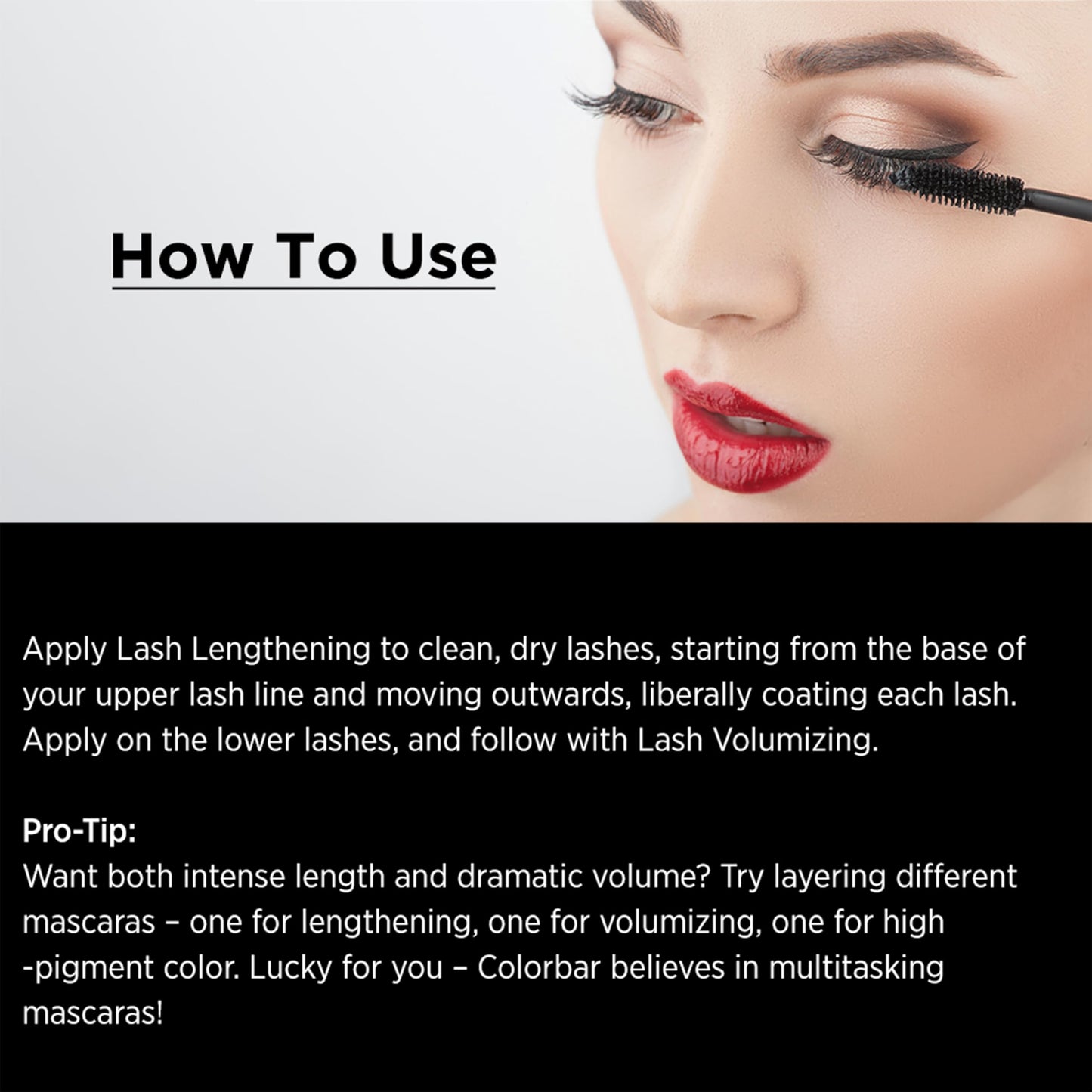 Colorbar Lash Illusion Mascara Duo - Lash Lengthening and Volumizing Mascara - Clump-Free, Crease-Proof, and Non-Flaking - Black - 0.27 oz