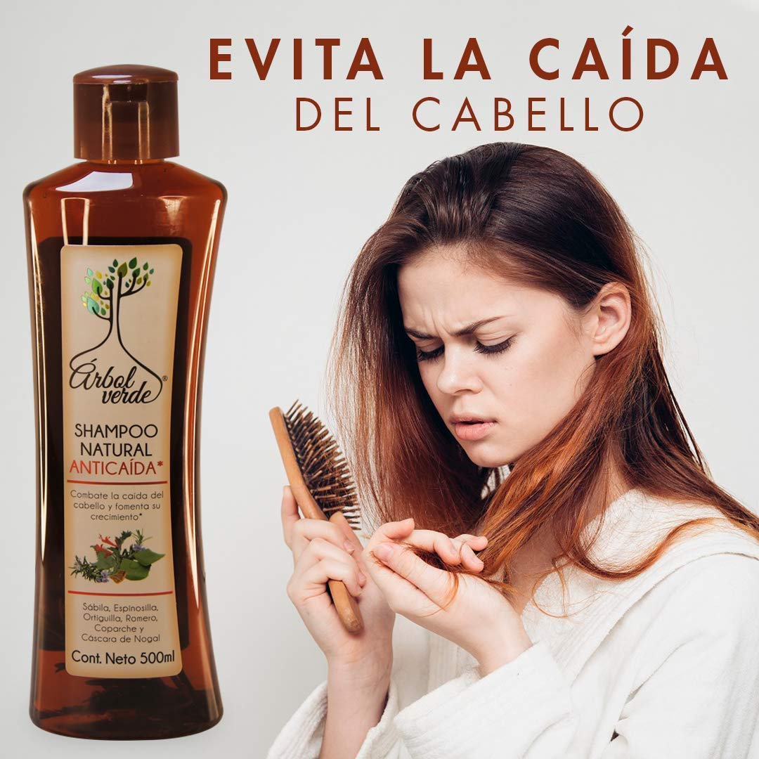 Arbol Verde Kit 2 Anti-Fall Shampoo 500 ml and 3 Linseed Gel 250 g
