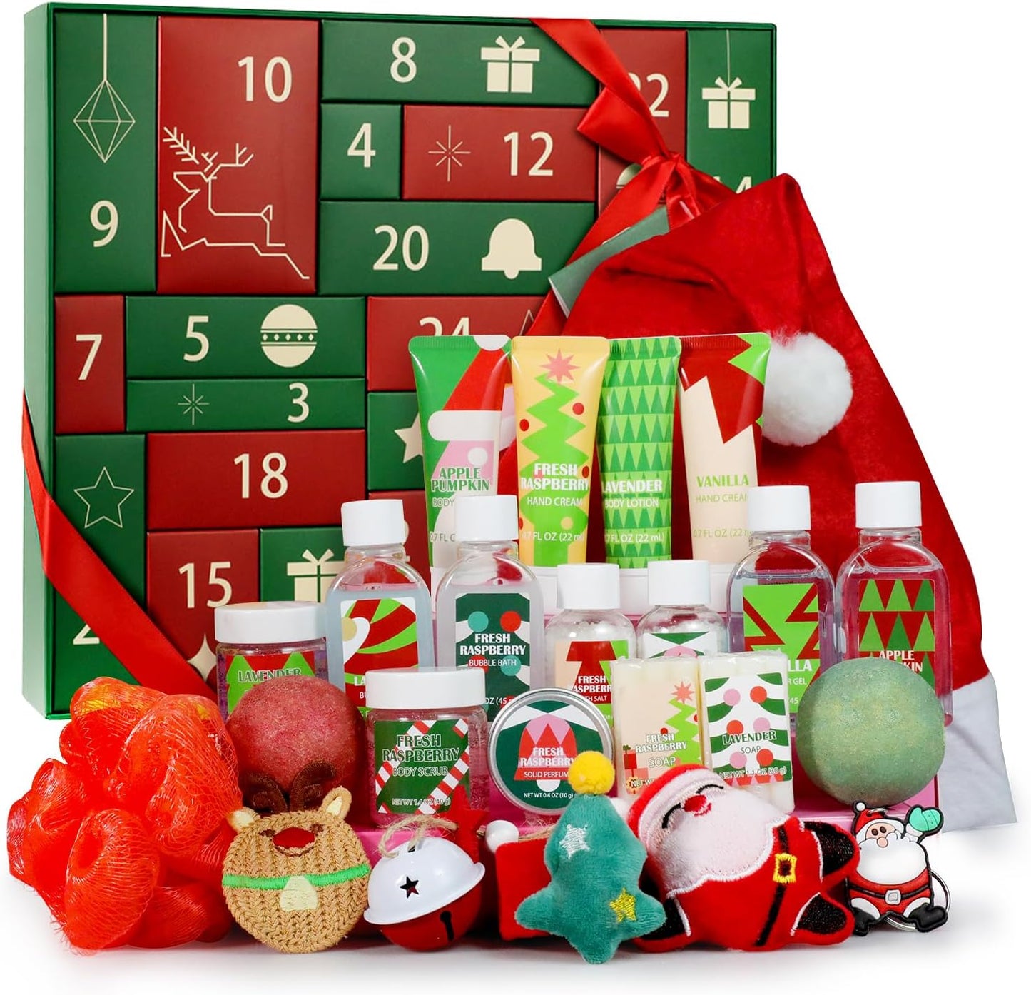 Advent Calendar 2025 - Christmas Countdown Calendar for Women | 24 Days of Spa Gifts