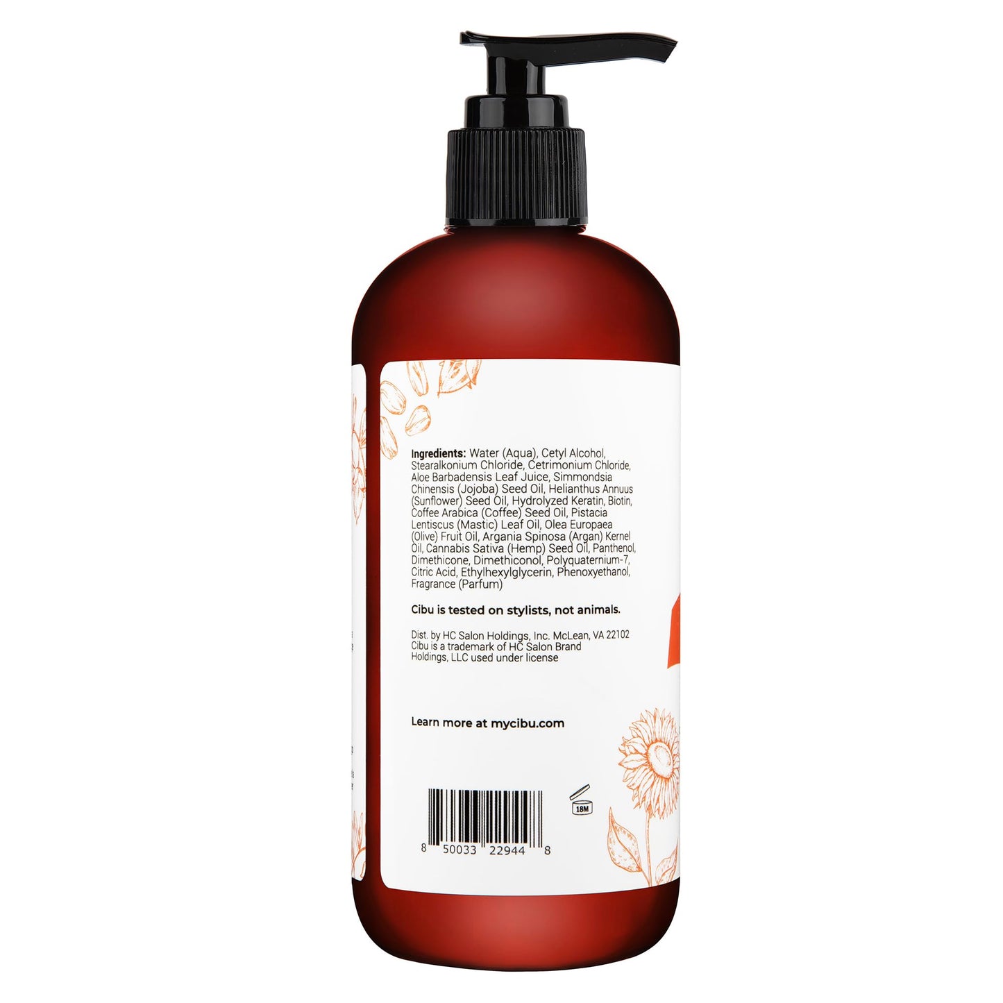 CIBU Curl + Coil Conditioner Cleanses, Hydrates, Revitalizes, Detangles & Preserves Natural Curl + Coil for Frizz-Free Smooth Manageable Hair (Conditioner, 350ml)