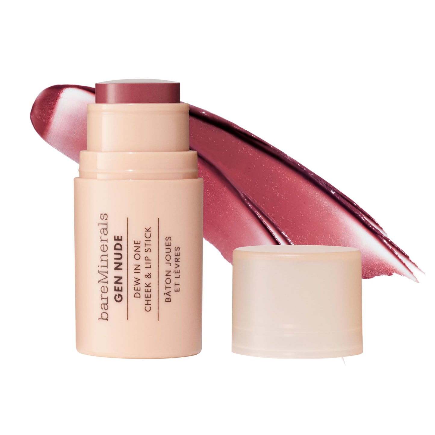 bareMinerals Gen Nude Dew in One Cheek & Lip Stick, Berry Me In Merlot