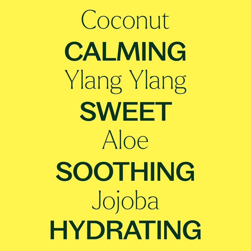 Coconut Ylang Ylang Natural Body Wash - Sulfate-Free 16 oz | Sweet Tropical Scent for All Skin Types