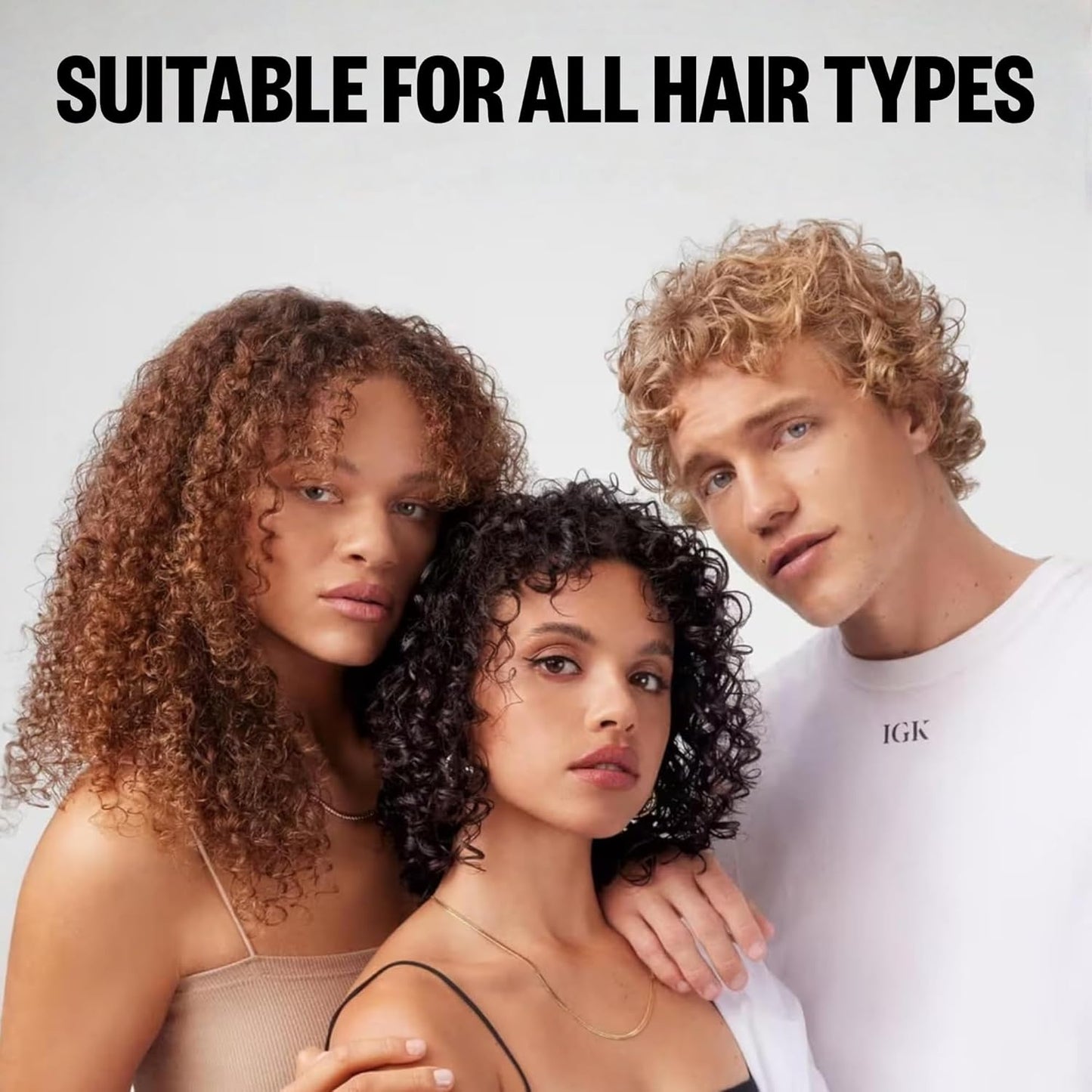 IGK Curl Cream | Whipped Leave-In Conditioner for Curly, Wavy & Coily Hair - 10 Butters & Oils, Vegan, 5.5 Oz