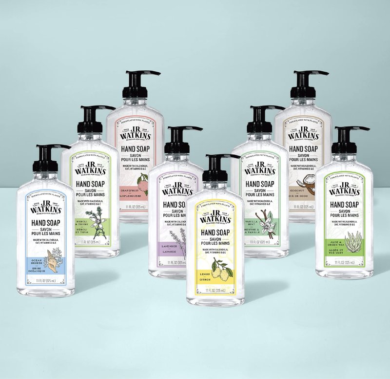 J.R. Watkins Rosewater Liquid Hand Soap Refill Pouch 1 L