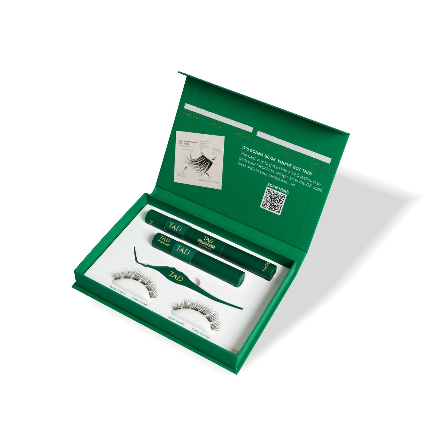 TAD Beauty Bliss Lash Clusters Kit - Wispy Lash Clusters Airy 8-14 mm C Curl DIY Lash Extension Kit Eyelash Clusters False Eyelashes Individual Lashes Natural Look Lash Kit- Bond, Seal, Tweezer (Midi)