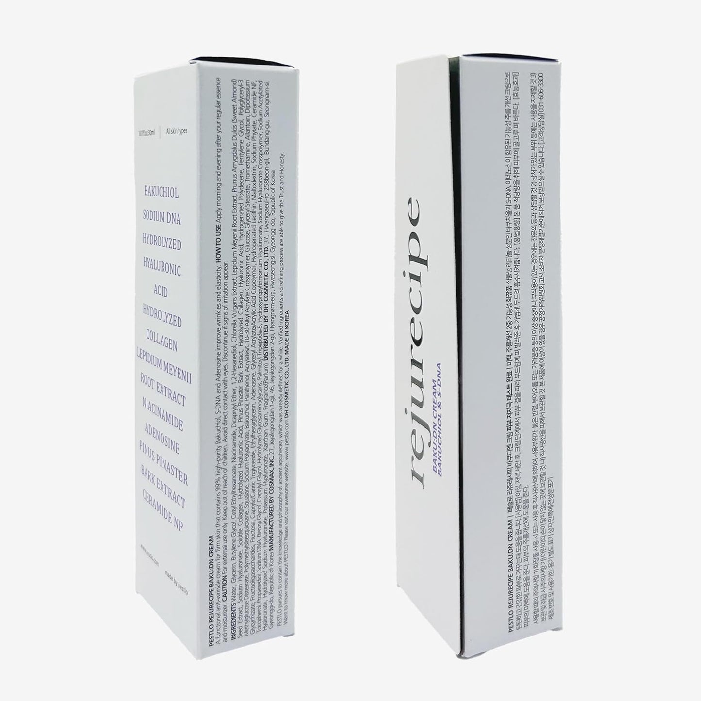 Rejurecipe Baku:DN Cream - Anti-Aging & Elasticity Boosting | 1.01 fl oz, Bakuchiol & Hyaluronic Acid for All Skin Types