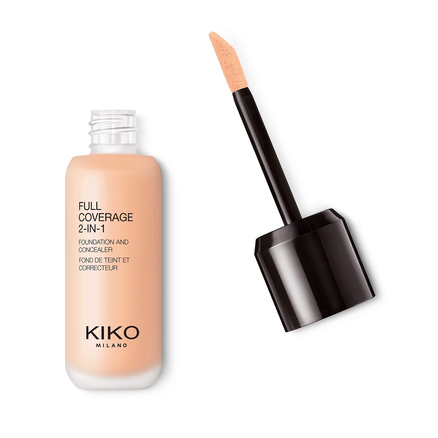KIKO Milano Full Coverage 2-in-1 Foundation & Concealer, N25 | 2 in 1 Foundation And Concealer, Superior Coverage