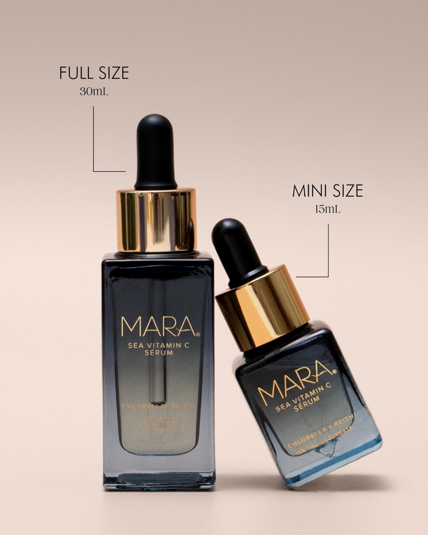 MARA Sea Vitamin C Serum – 15% THD Ascorbate Vitamin C Serum with Algae, Chlorella & Reishi – Hydrating Antioxidant Serum to Firm, Smooth & Reduce Redness (0.5 oz / 15 ml)