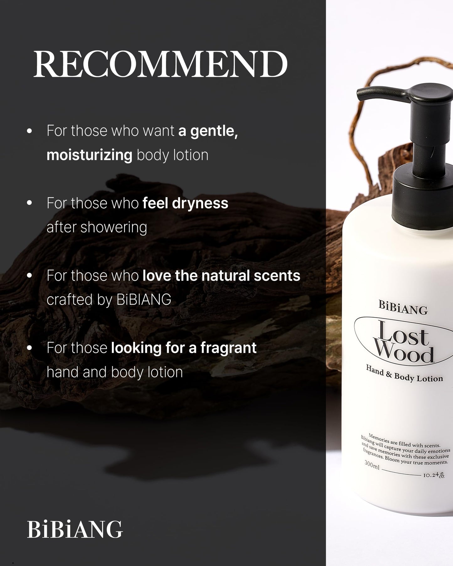 BiBiANG New York in Tilly Body Lotion - Korean Body Care for Moisturizing & Nourishment - Hydrating Body Care Formula with Floral Lily Scent, Shea Butter & Jojoba Oil - 10.82 fl.oz
