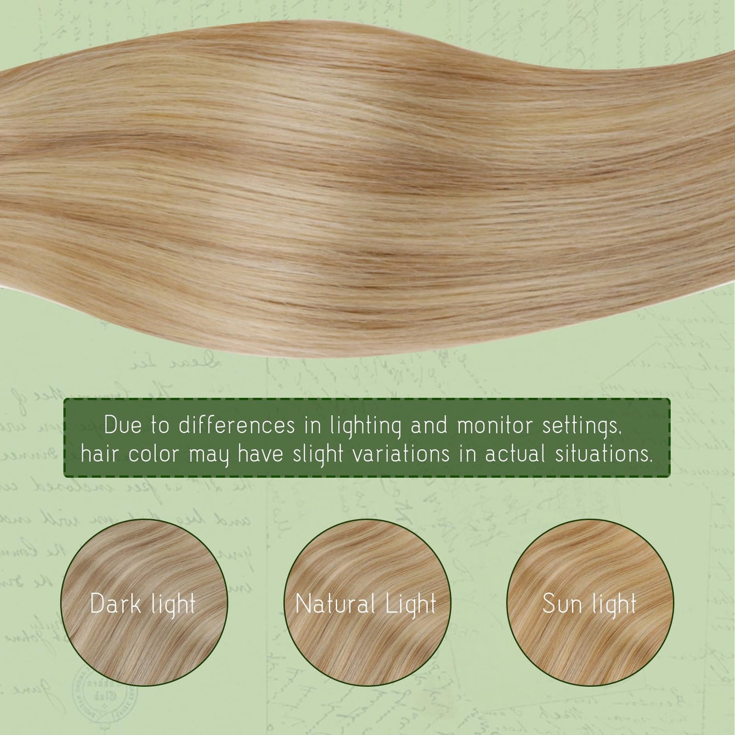 RUNATURE Blonde Clip in Hair Extensions Real Human Hair, Short Hair Extensions Clip Ins, Remy Human Hair Clip in Extensions, Natural Looking, 10 Inch 80g 7pcs #16P24 Golden Blonde Highlight
