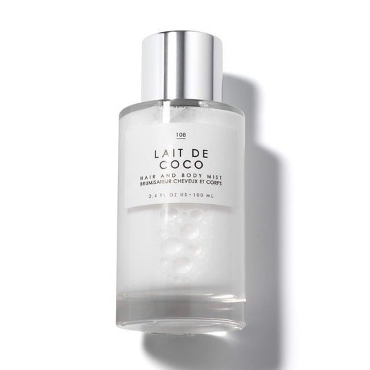 Le Monde Gourmand Lait de Coco Hair & Body Mist for Women, Coconut Hair Perfume & Body Spray, Creamy Coconut Vanilla Bergamot Scent, Vegan & Cruelty Free, 3.4 fl oz (100 ml)