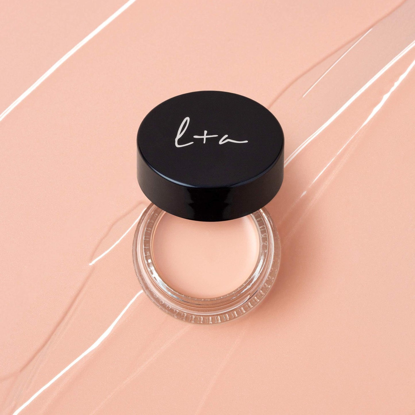 Lune+Aster Undereye Corrector - Creamy Balm for Dark Circles to Brighten, Smooth, and Hydrate | Formulated with Hyaluronic Acid, Vitamins C + E | Sponge, Brush & Fingertip-Friendly | Made in USA