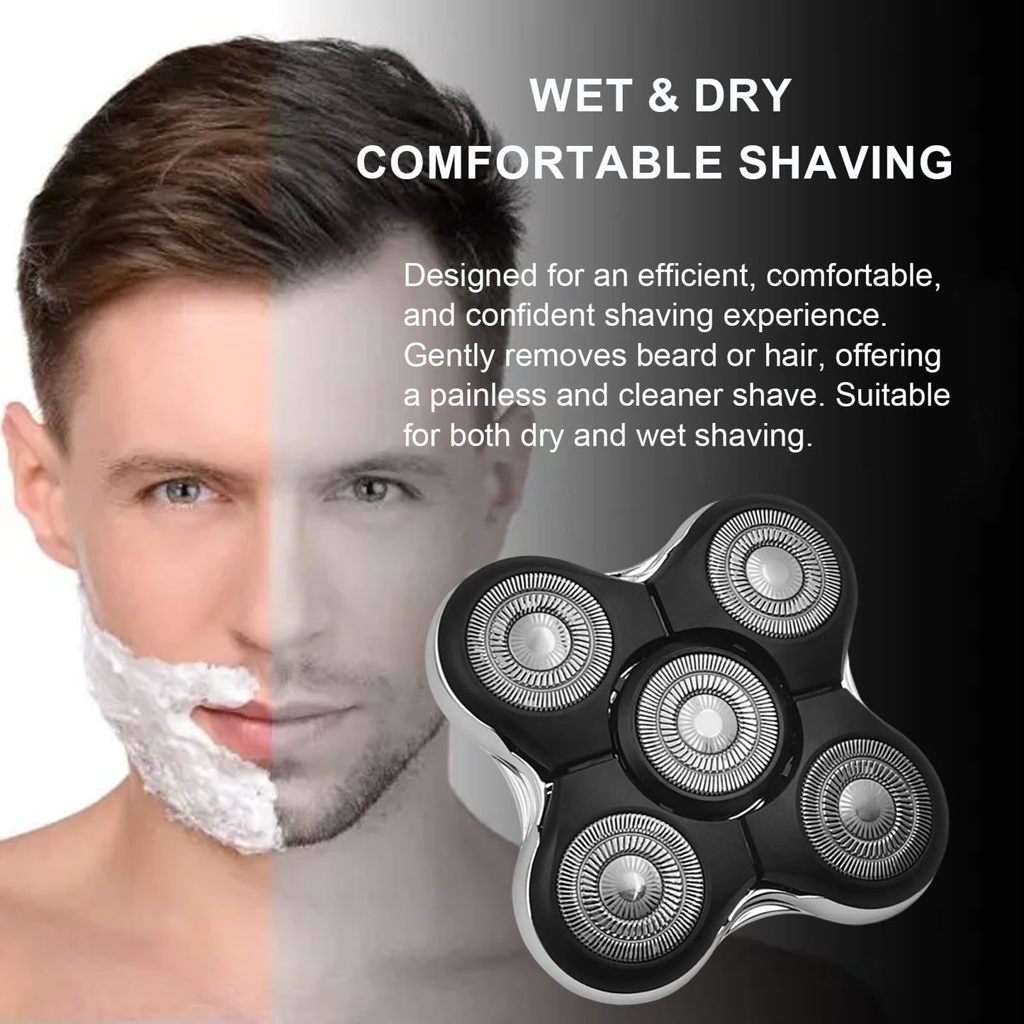 XR7000 Balder Pro Replacement Head Compatible with Remington Head Shaver XR7000 XR1500 XR1501, Balder Pro Headblade Precision Electric Shaving for Bald Men, Shaver Replacement Blade (1pack)