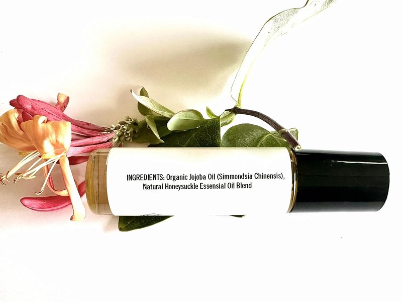 Honeysuckle Perfume Oil - Natural Organic Essential Oil Roll-On | Aromatherapy Blend