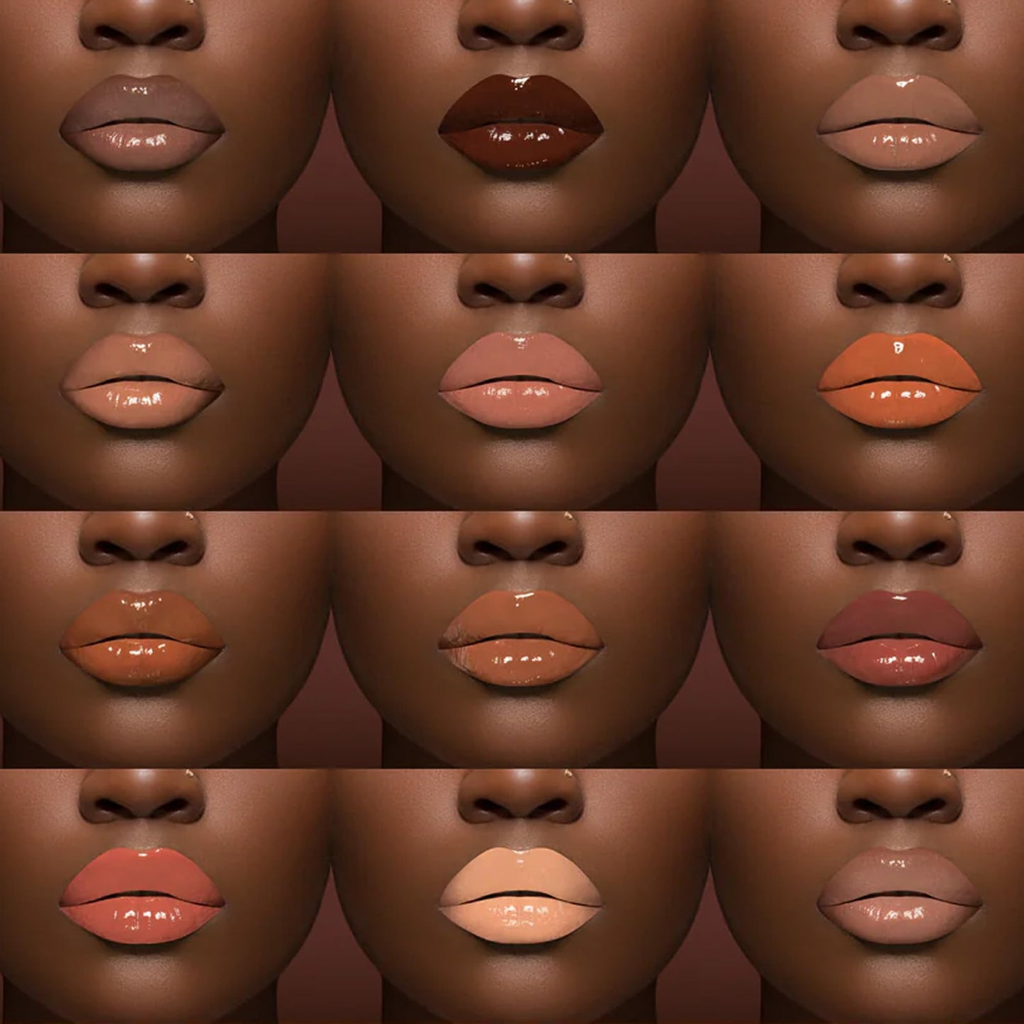 Juvia's Place Coffee Shop Lip Gloss - Cream de Cacao - Hydrating Butter Lip Gloss for Women, Long-Lasting Shine, Moisturizing Glass-like Finish, Plumping Non-sticky, Suitable for every vibe