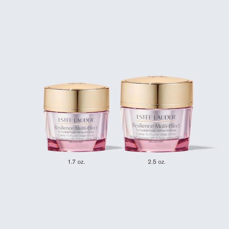 Estée Lauder Resilience Multi-Effect Tri-Peptide Face & Neck Cream - Anti-Aging Moisturizer with SPF 15