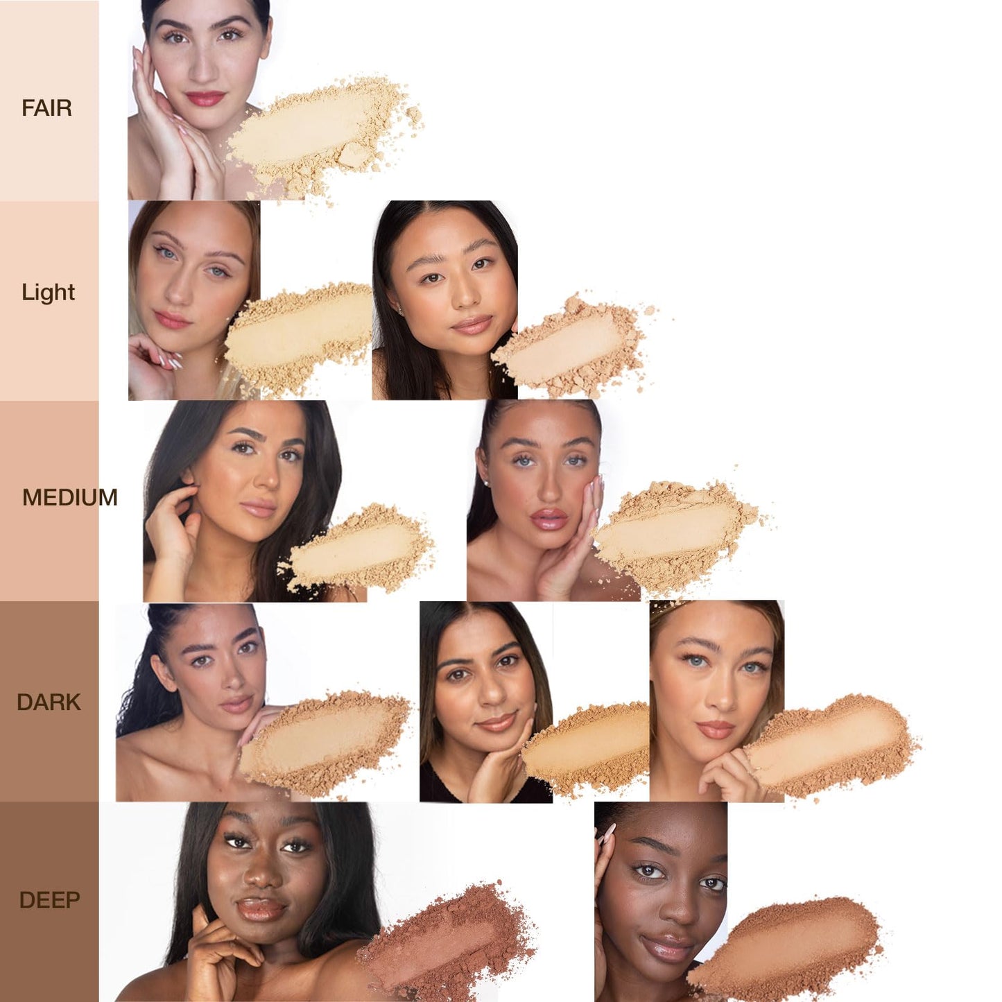 Bellapierre Compact Mineral Foundation SPF 15 – Pressed Powder Foundation, Concealer, Finishing & Setting Powder, On-the-Go Compact, Lightweight, Talc-Free, Non-Toxic – 0.35 oz - Nutmeg
