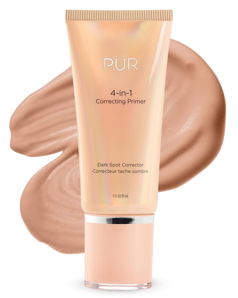PÜR MINERALS 4-in-1 Correcting Primer - Dark Spot & Freckle Concealer | Hydrating Face Makeup - 1 Fl Oz