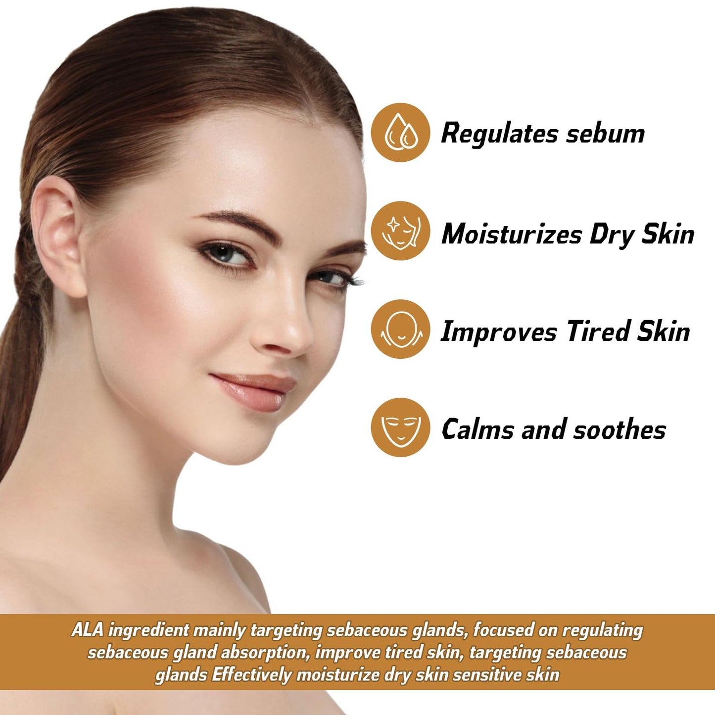 Exosomes Skin Collagen Serum,Hyaluronic Acid Serum propolis,ALA Concentrate ampoules For Anti-Aging, Microneedling, Skin-Firming Focused management of sebaceous absorption Instant Face and Eye Lift