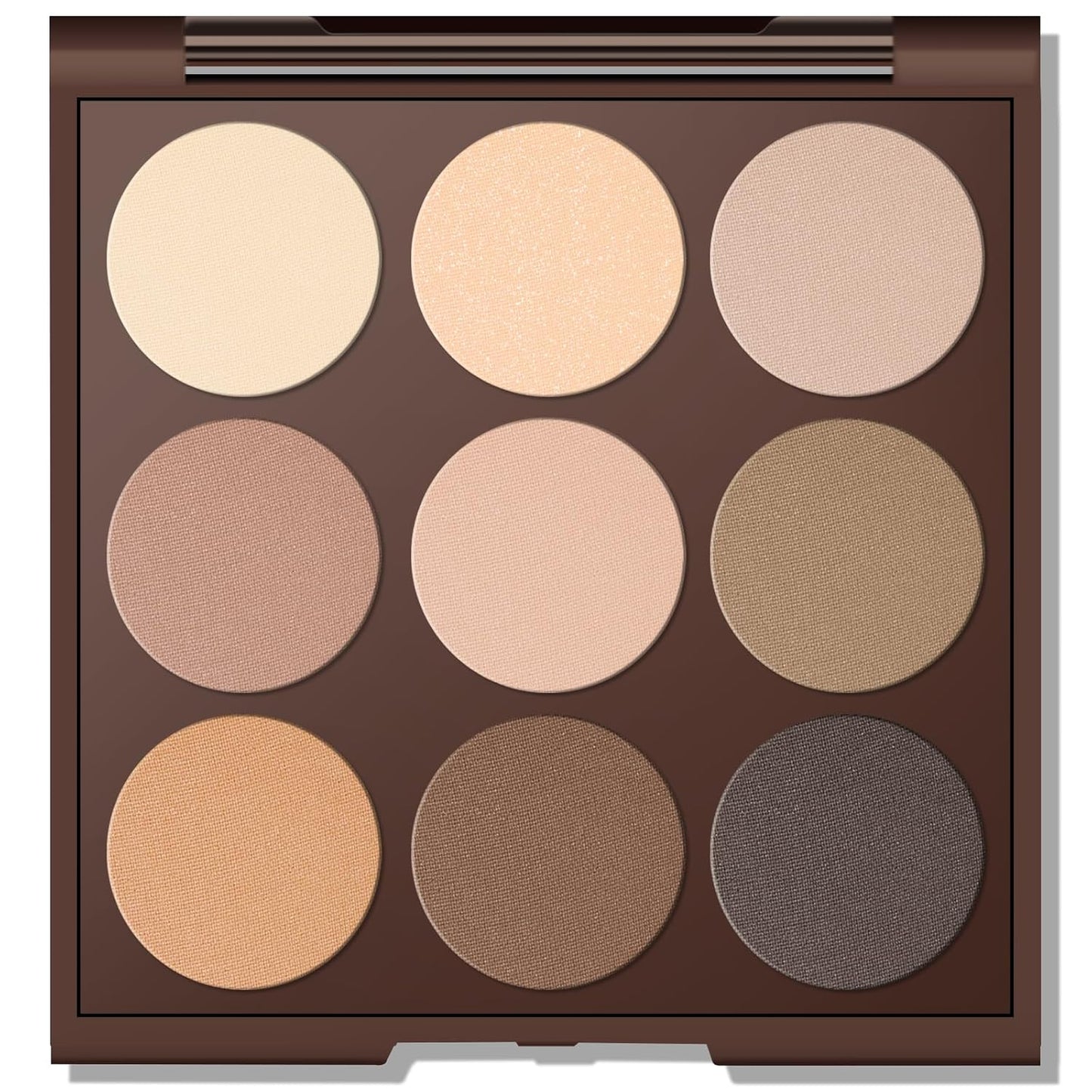 Neutral Eyeshadow Palette - MYSTER ROSEY Matte Makeup with Mirror | Vegan & Cruelty-Free - 0.5oz