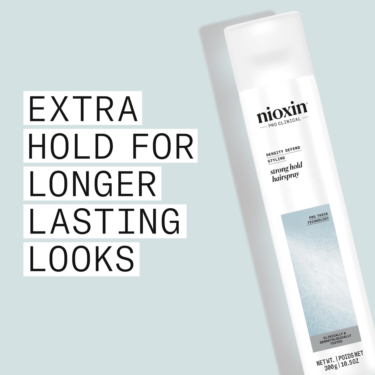 NIOXIN Density Defend Styling Strong Hold Hairspray For Long-Lasting Hairstyles Humidity Resistant 10.6 Fl oz.