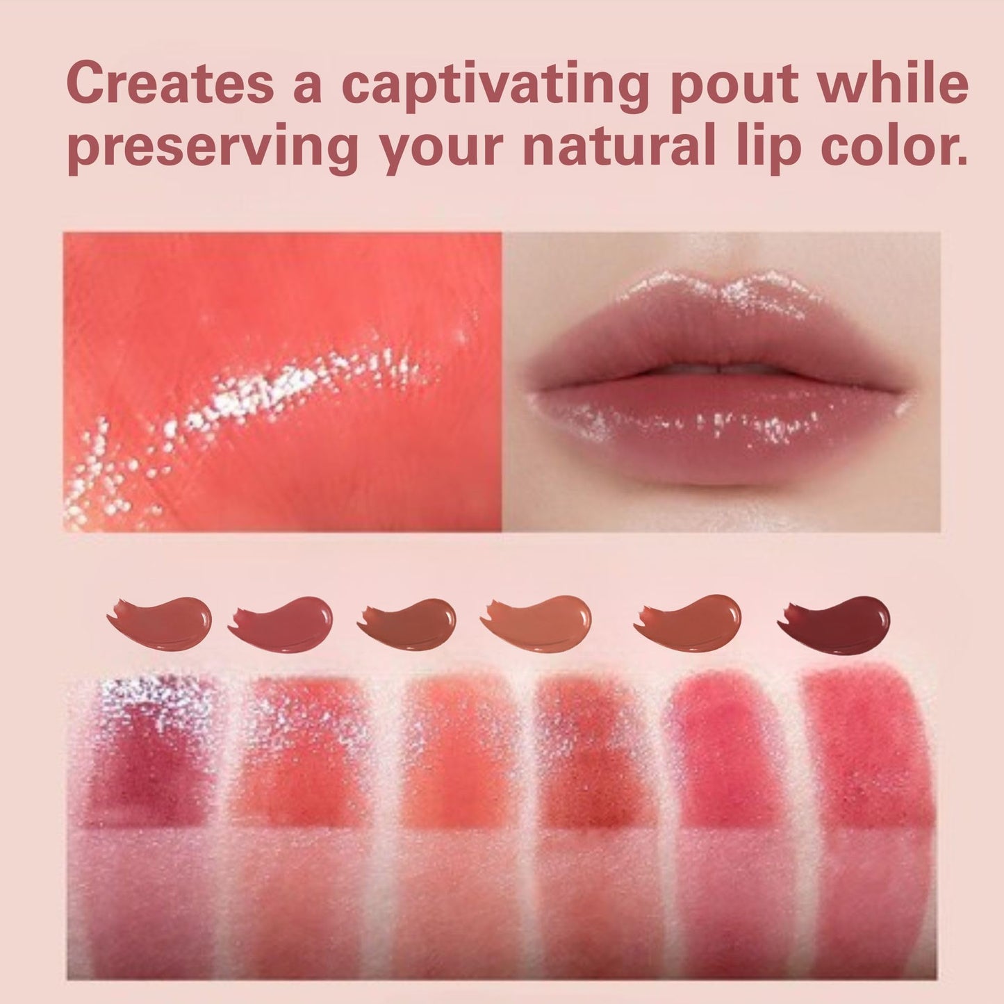 Daisy Doll Lip Stealer 3-in-1 Juicy Lip Stain+ Lip Oil for Women for Hydrating Lip Balm & Tinted Lip Gloss with Vitamin E & Shea Butter, Moisturizing Lip Gloss, Red-Brown Lipstick, Made in Japan