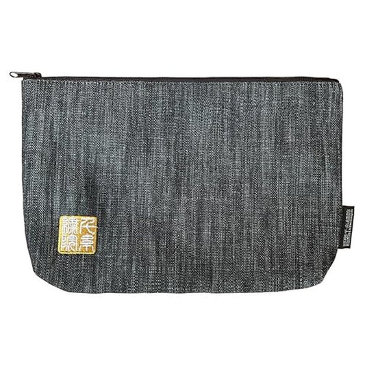 Brocade zipper pouch, lined with Nishijin brocade, size M. (Denimu3)
