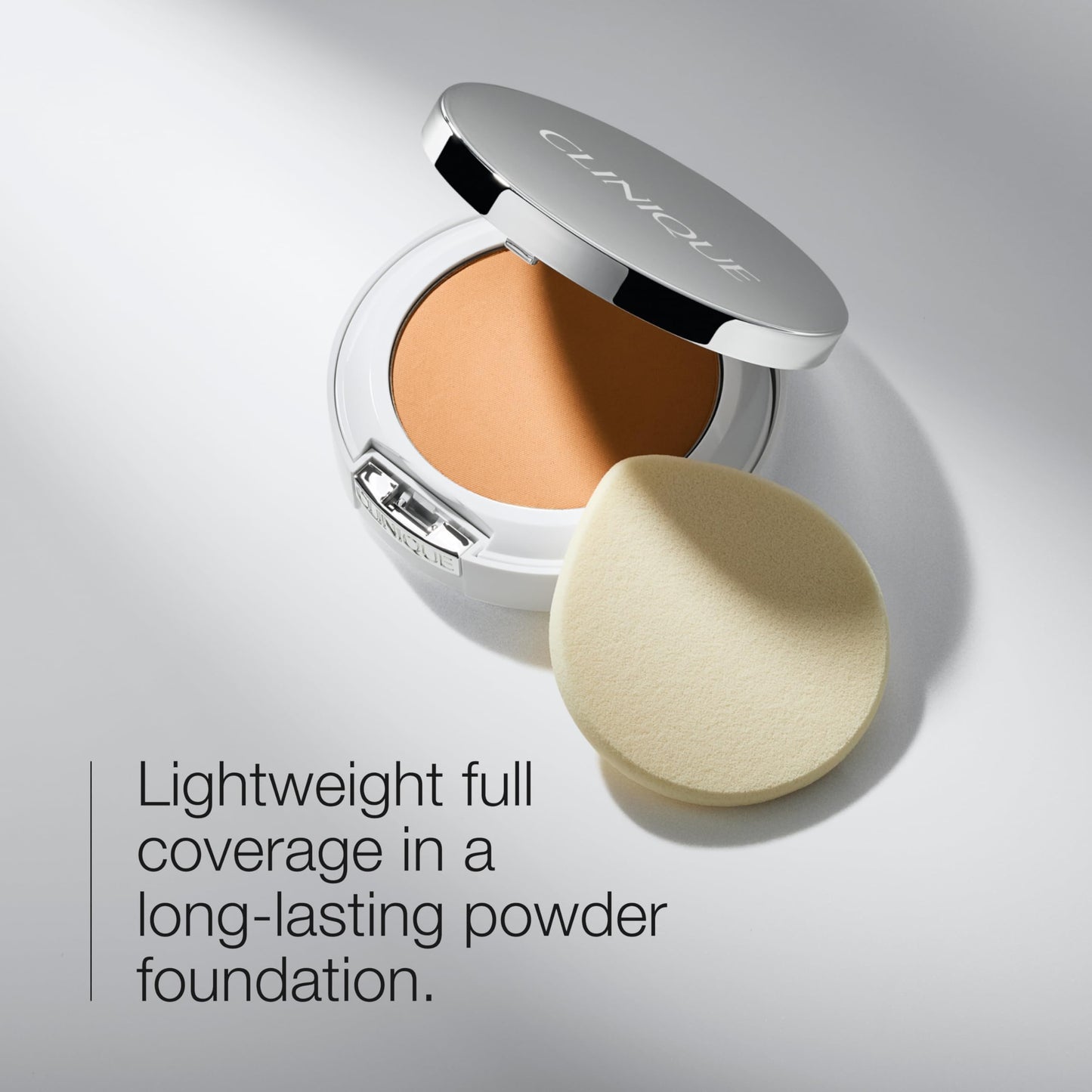 Clinique Beyond Perfecting Powder Lightweight Full Coverage Foundation + Concealer For Dry Combination to Oily Skin Types, Cream Whip, 0.51 Ounce