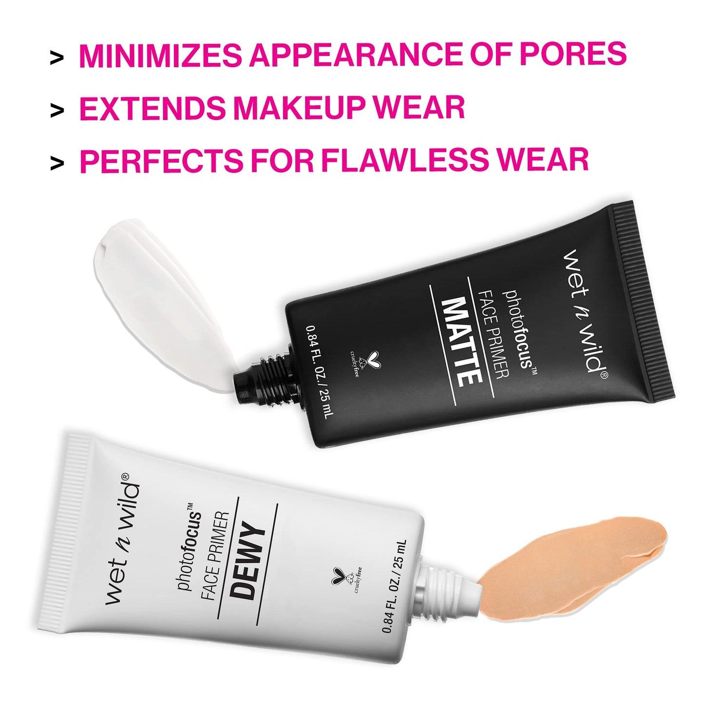 wet n wild Photo Focus Matte Face Primer - Partners in Prime,(Pack of 2)