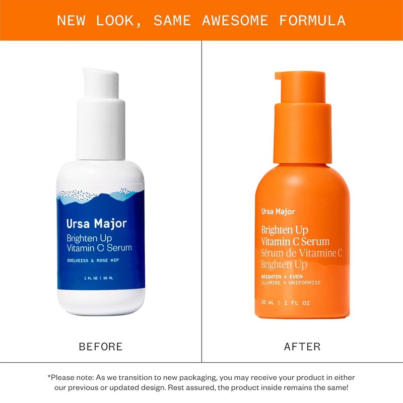 Natural Vitamin C Serum - Brightening Formula for Dull Skin | Targets Wrinkles & Sagging | Vegan & Cruelty-Free | 1 oz