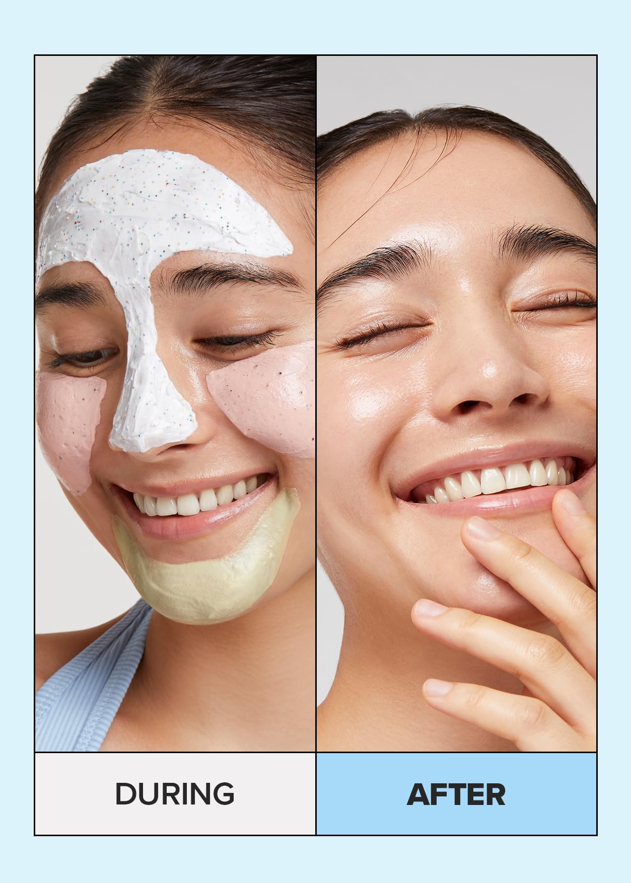 I DEW CARE Tiger Headband Wash-off Masks Set - Scoop Party + Face Wash Headband - Unisex Skincare Mask for Face