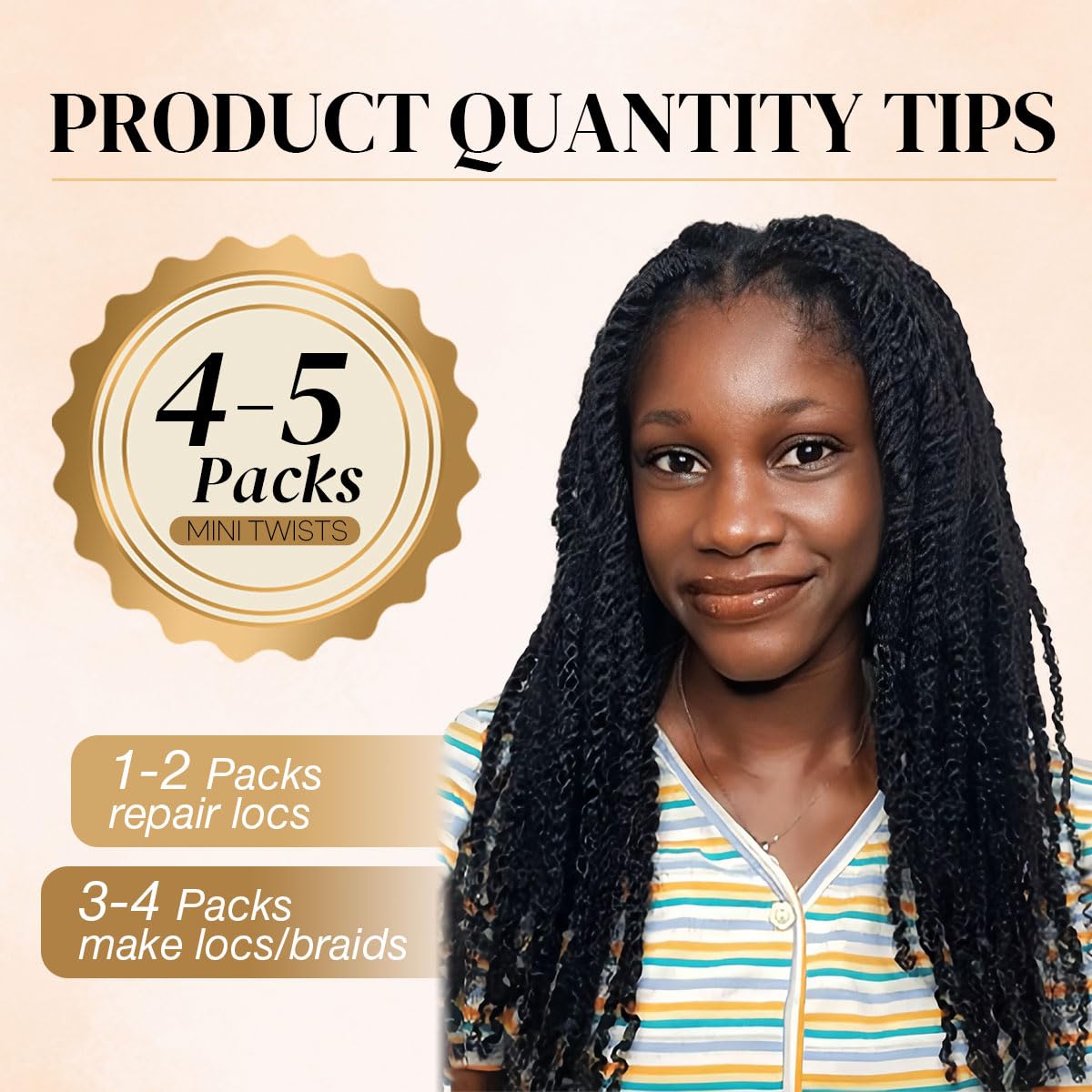 16 Inch Afro Kinkys Bulk Human Hair For Twist,100% Human Hair 4C Kinky-Curly for Dreadlocks, Loc Repair, Braiding Hair(Natural Black, 50 Gram)