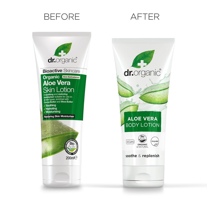 Organic Aloe Vera Skin Lotion - Hydrating & Soothing Moisturizer | 6.8 fl. oz.