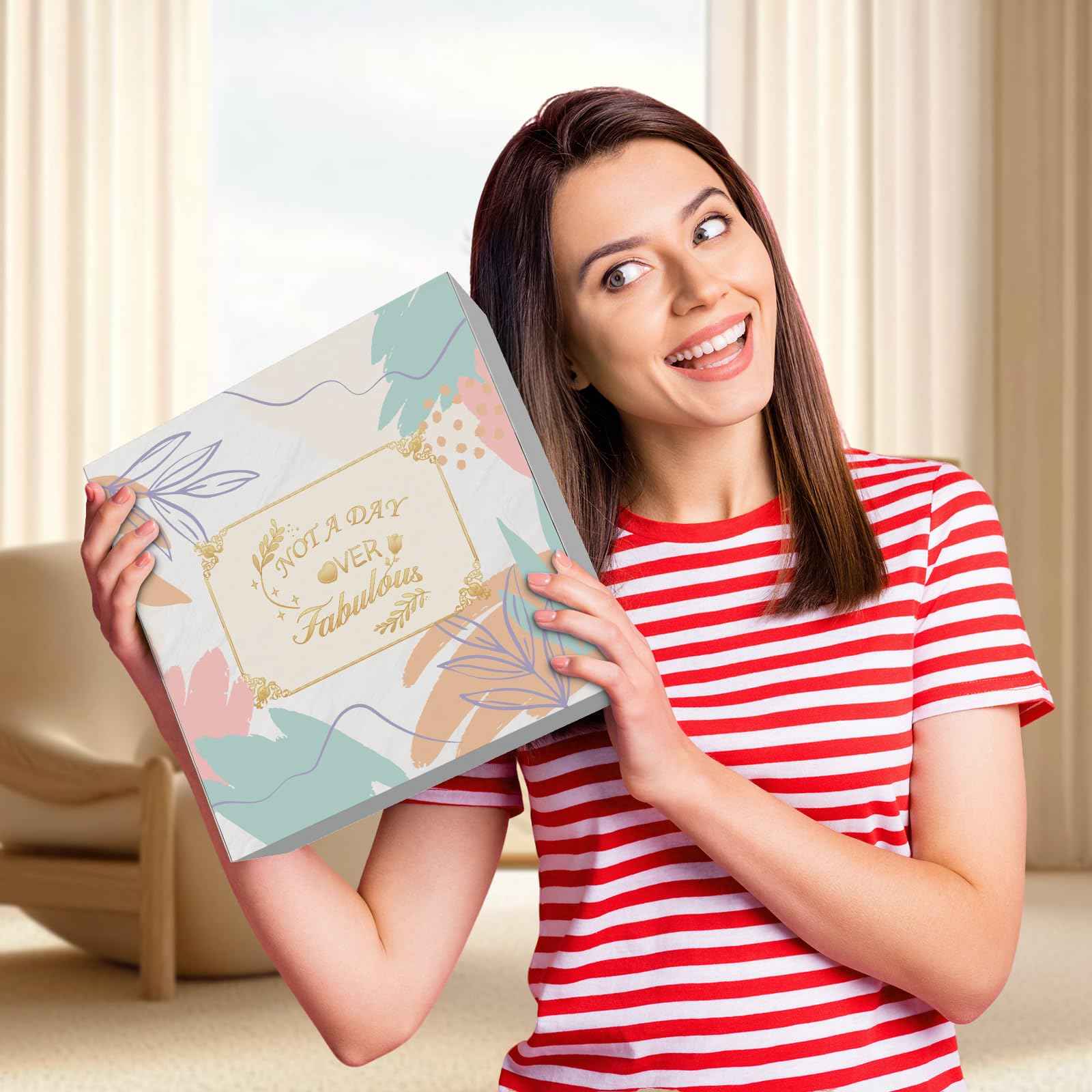 Luxury Spa Gift Basket for Women -Self Care Birthday Gifts Set with Bath Bombs,Bath Salts,Flannel Blanket&Soy Candle Relaxing Gifts for Wife,Mom,Best Friend,Her Perfect For Mother's Day(Blue)