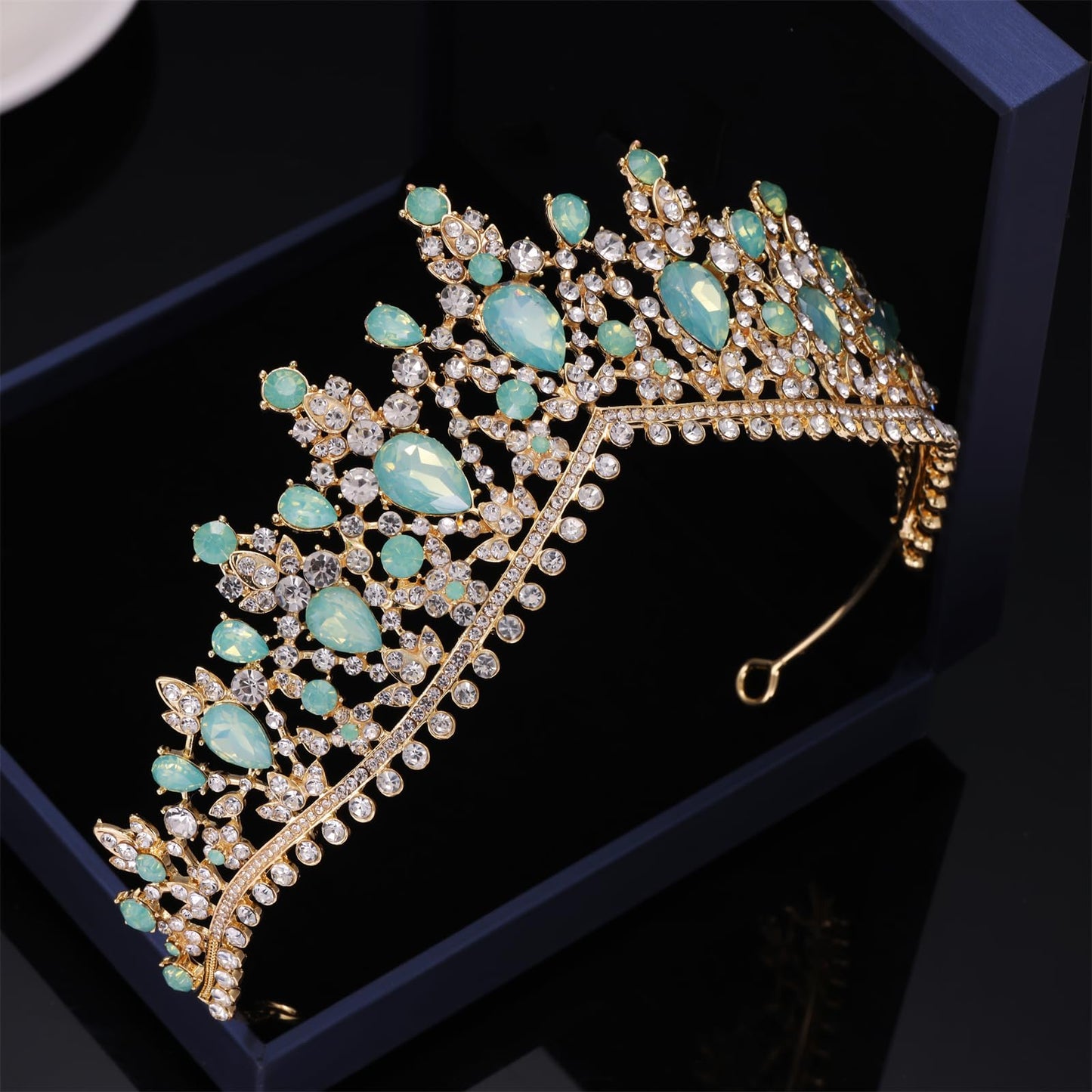 Kamirola - Queen Crown and Tiara Princess Crown for Women and Girls Crystal Headbands for Bridal, Wedding Gothic Halloween Costumes for Women Prom Christmas Halloween Birthday Prom Pageant