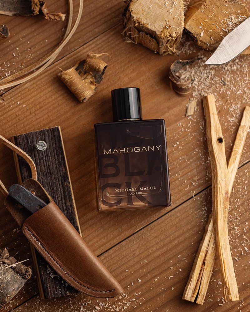 Michael Malul Jet Black Mahogany Eau de Parfum for Men - 100ml | 3.4oz
