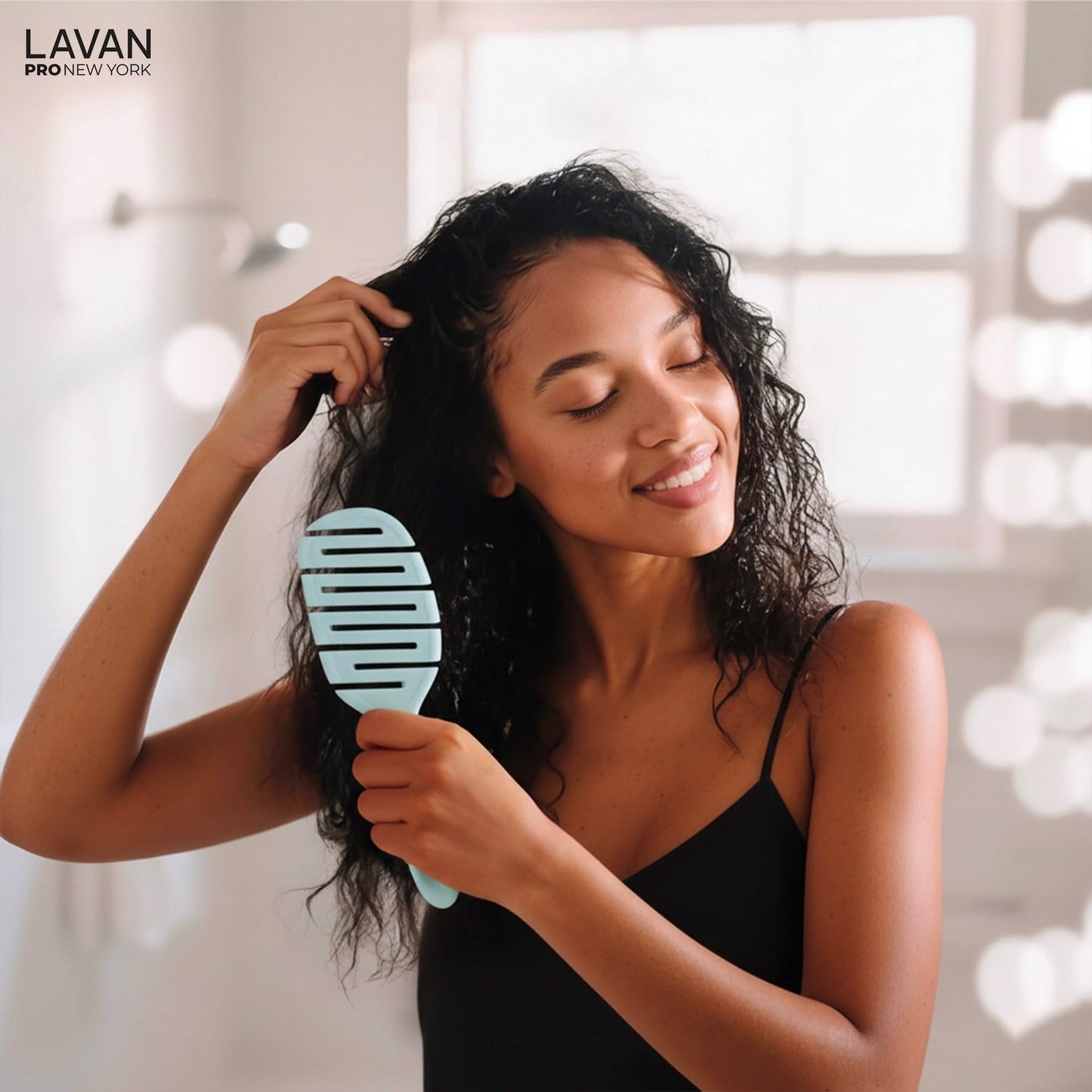 LAVANPRO New York Flex Detangling Hair Brush