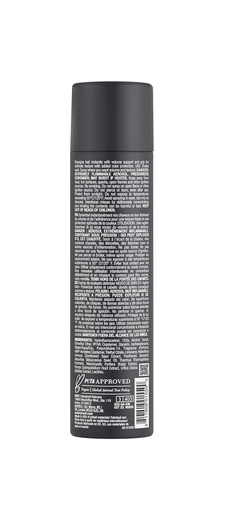 Texture Charge Finishing Spray - 7.5 Oz | Lightweight Hold for Effortless Styles
