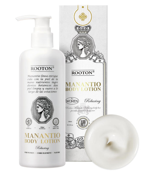 ROOTON Manantio Women’s Vegan Body Lotion, Premium Customized Care for Smooth Texture, Wrinkle Care, Firmness & Deep Hydration, Improves Skin Elasticity and Moisture Balance, 300ml / 10.14 fl oz