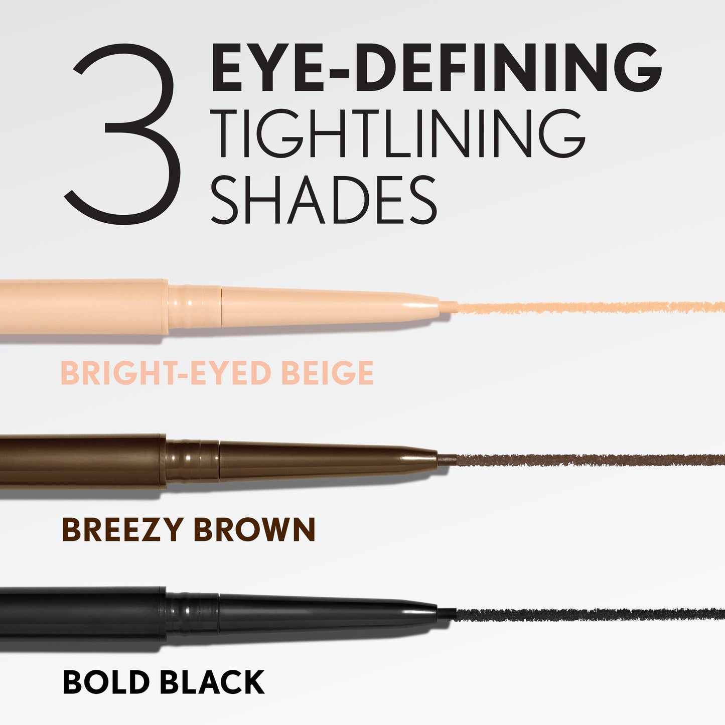 CoverGirl Perfect Point Plus Lashline, Bold Black, Micro Eye Pencil, Ultra-Precise 1.5 Millimeter Tip, Creamy Gel Formula, Clean & Vegan, Talc-Free, Waterproof, 0.002oz