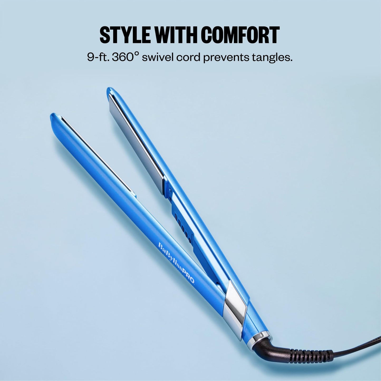 BaBylissPRO Nano Titanium Flat Iron Hair Straightener