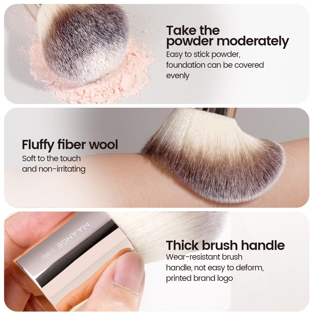 Makeup Brush Set - 20 PCS Double-Ended Kabuki & Foundation Brushes | Gold Case for Blending & Contouring