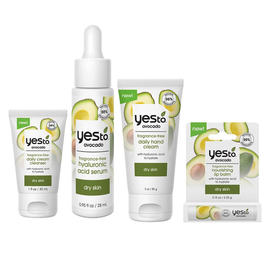 Yes To Cucumbers Sensitive Skin Set – Cooling Jelly Mask, Depuffing Under Eye Masks, Two-Step Eye Kit,