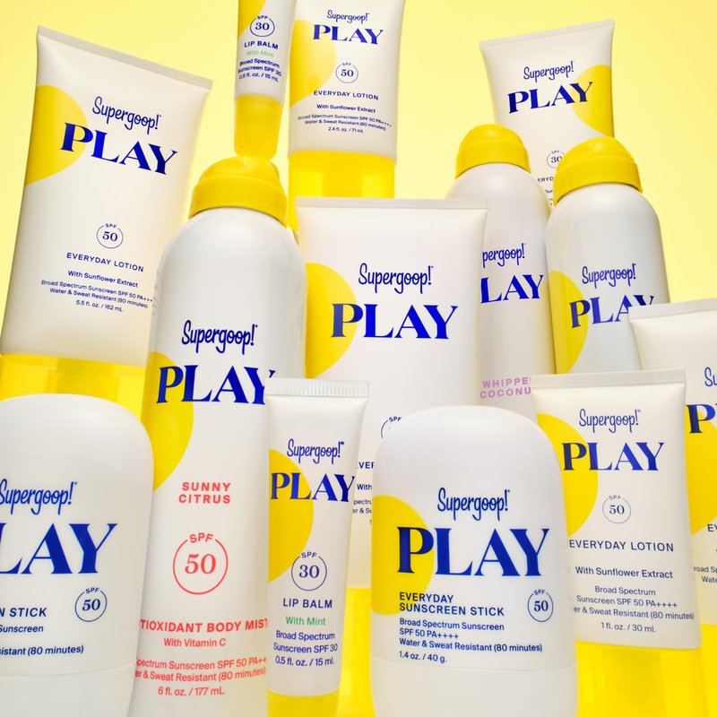 Supergoop! PLAY SPF 30 Antioxidant Body Mist w/Vitamin C - 6 fl oz - Broad Spectrum Sunscreen Spray - Great for Active Days - Sunny Citrus
