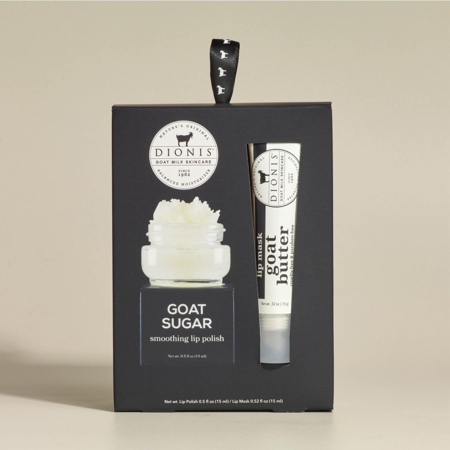 Dionis Goat Milk Exfoliating Lip Polish & Hydrating Lip Mask – for Dry, Chapped Lips, Safe for Sensitive Skin (Pack of 2)