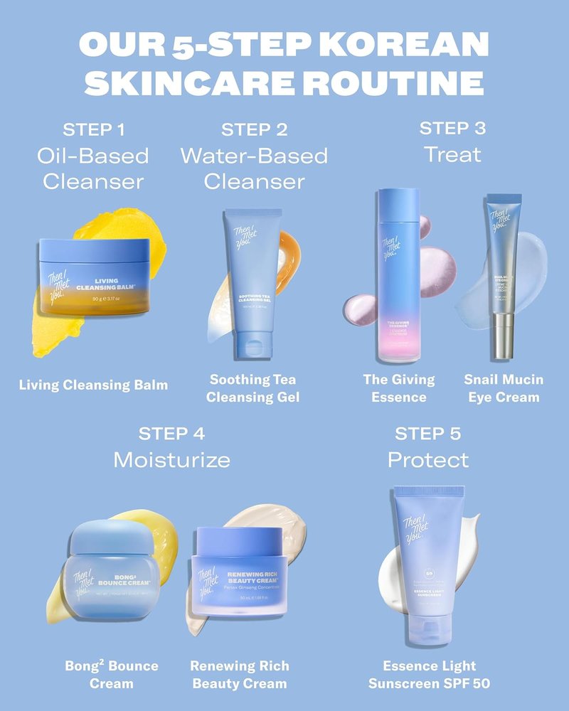 Living Cleansing Balm - Makeup Remover & Face Cleanser | Vegan Korean Skincare, Non-Stripping Formula