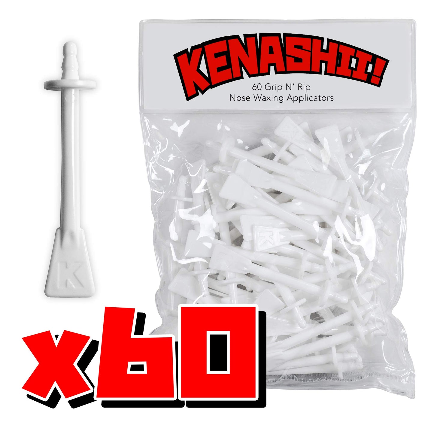 Kenashii Super BUNDLE Nose & Ear Hair Removal Kit | 100 g Wax, 84 Applicators | No Microwave Needed | Nasal Waxing For Men and Women | 12 Balm Wipes, Mustache Guards, Storage Bag