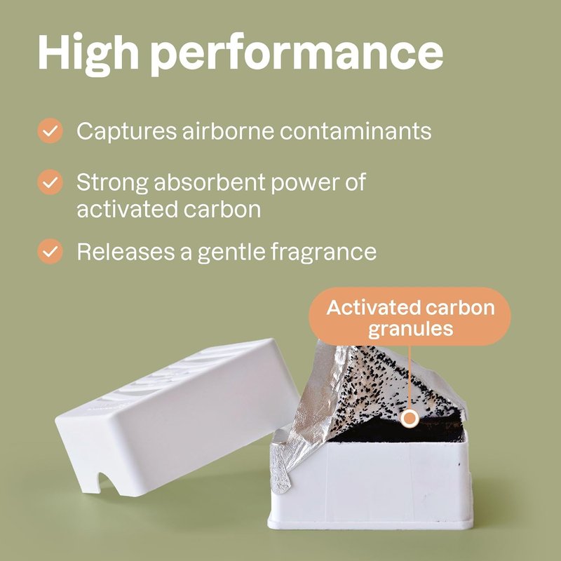 ATTITUDE Air Purifier - Activated Carbon Filter for Pet Odors | Vegan, Lavender, 8 Ounces